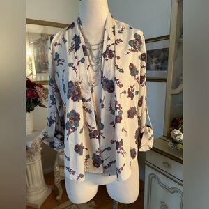 Forever 21 great condition lightweight open front cardigan SZ L